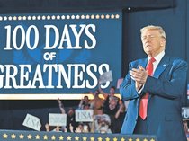 トランプ氏「成功」自賛　米大統領就任１００日