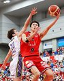 富山-SR渋谷 第3Q、シュートを狙う水戸