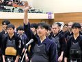 「感謝を胸に戦い抜く」山口主将（龍谷富山）宣誓　県高校総体中心会期始まる、射水で開会式