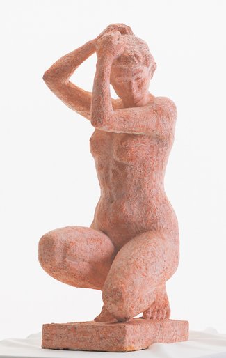 ＜コレクションへのいざない＞８<br />砺波市美術館／「髪（座像）」堀田清