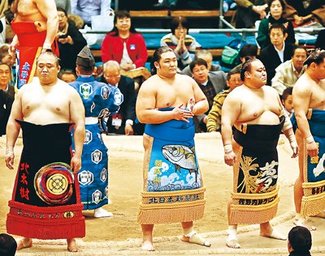 朝乃山、堂々の土俵入り　「恩返し、これから」