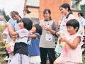 こども教育宝仙大生、園児と触れ合い