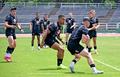ラグビー、ウェールズ代表が練習