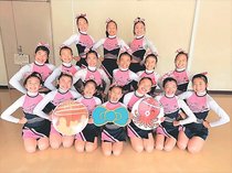 ＰＵＰＰＹＳ金賞　子どもチアリーディング大阪大会