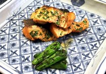 マスの木の芽焼き