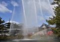 法隆寺で僧侶ら放水訓練