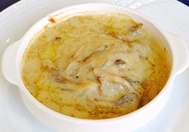 タラのキノコグラタン