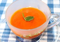 トマトの冷製スープ