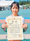 自転車女子スプリント、坊（氷見）６位入賞　全国高校総体
