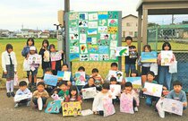 団地入り口を絵で明るく　富山市稲代２区、看板の住宅地図廃止
