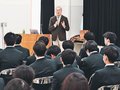 好きなこと仕事にしよう　上市高で起業テーマに講演会