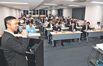 想像力持ち行動を　平成広徳塾特別講義、ラクスル松本会長が起業成功の思考語る