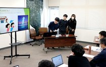 ライトアップやモニュメント設置…　滑川で県立大学生が活性化策提案