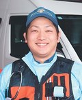 カラフル<br />小矢部消防署津沢出張所消防士長・中田涼さん