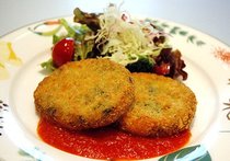 ホウレン草とツナのコロッケ