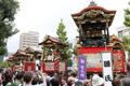 大津祭、曳山巡行でにぎわう