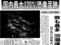 １１月１２日の歴史<br />国内最大規模の恐竜足跡群と判明　１９９６年