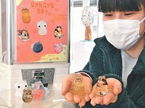 猫のガチャ人気　富山ガラス工房
