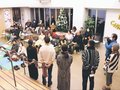 公共交通利用、町民ら映画や買い物楽しむ　朝日でクリスマス上映会