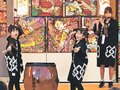 小矢部で６日から津沢夜高祭　児童ら太鼓で盛り上げ、２６チーム元気よく