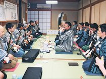 曳山囃子の伝統守る　八尾で５月の祭りへ寒稽古