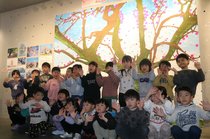 黒部・旧三日市小の百年桜、巨大アートの〝満開〟心待ち　愛する会が市民参加型企画スタート