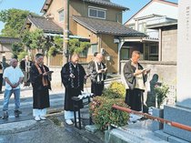 模擬原爆の犠牲者悼む　富山で法要、平和願う思い継ぎ