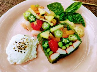 食卓をおしゃれに彩る✨簡単＆ヘルシーな夏野菜のテリーヌ【休日のレシピ（46）】