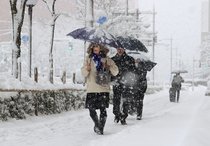 雪による交通障害に警戒を　２２日の県内