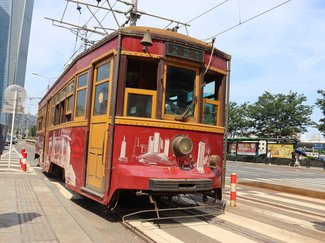 満鉄時代から続く路面電車に乗ってみた　富山から大連へ（４）