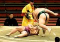 朝乃山２敗目、豊山を攻め切れず　春場所８日目
