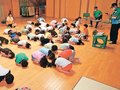 地震発生！命守ろう　射水・水戸田保育園、災害時の行動学ぶ