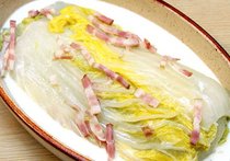 白菜とベーコンのブレゼ