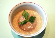 クリまんじゅう　エビあんかけ