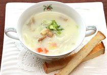 冬野菜の簡単クリームスープ