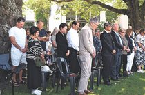 生きた証し、忘れない　ＮＺ地震１５年・現地で追悼式、県内遺族２年ぶり出席