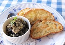 ナスのカナッペ