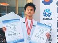 競泳男子１００背で辻口（魚津西部３）県中学新で準優勝　全国中学校体育大会、陸上四種競技で村井（芝園３）２位