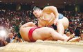朝乃山９勝目Ｖ争い残った　無欲を強調「残り２番楽しみたい」