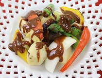 色どり野菜のオーブン焼きえごまみそ