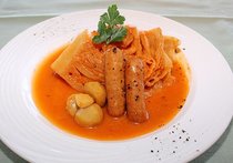 くり入りのなんちゃってボルシチ