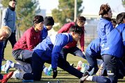 トレーニングに取り組む選手