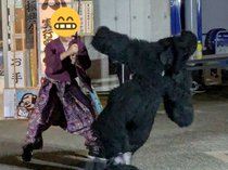 地区のお祭り🏮で寸劇に参加