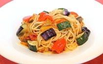 味噌ラタトゥイユの冷製パスタ