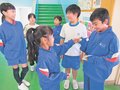 ＜学びや合言葉＞高岡市太田小学校<br />やさしく声をかけ合い、笑顔で安心してすごせる太田小学校にしよう