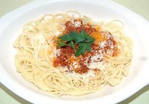 イタリアンソースのスパゲティ