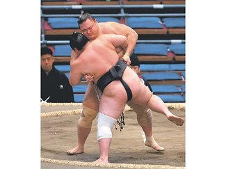 朝乃山７戦全勝、三段目優勝　大相撲春場所１３日目　夏場所は幕下上位か