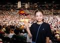 フィギュアの島田麻央が相撲観戦