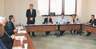 立民県連 国民の庭田氏支援　対自民で結束 連合に配慮