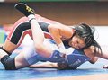 中村（高岡商高出）３位　全日本レスリング女子５３キロ級